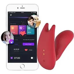 Смарт-вибратор Magic Motion Umi 9.5 см красный