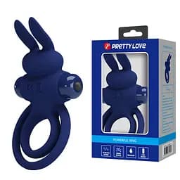Ерекційне кільце з вібрацією PRETTY LOVE Powerful ring, 10 vibration functions PRETTY LOVE BI-210206-3 100226