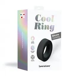 Широке ерекційне кільце Love To Love Cool Ring (Black Onyx): З охолоджуючим ефектом для тривалого задоволення - мініатюра 7