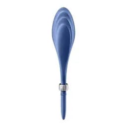 Ерекційне кільце Satisfyer Duelist Ring Vibrato 14.2 см синій - мініатюра 4