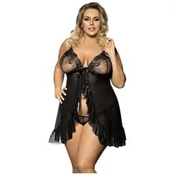 Сексуальний комплект Anais Foli XL/2XL чорний