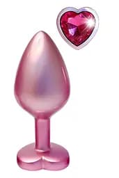 Анальная пробка Gleaming Love Pearl Pink Plug M 8.3 см (розовый)