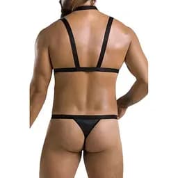 Чоловічий еротичний набір Passion 039 Set Andrew black L/XL - мініатюра 2