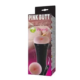 Вібруючий мастурбатор анус Pink Butt LyBaile тілесний