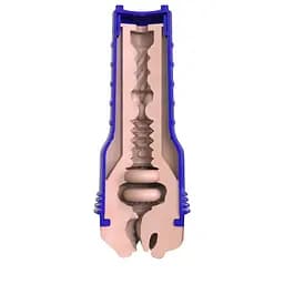 Мастурбатор-ротик Fleshlight Boost Blow, плаваючі кільця Turbo Tech - мініатюра 4