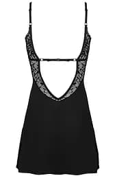 Комплект Obsessive Bellastia chemise (Чорний, XS/S) Obsessive 99541 96926 - мініатюра 4