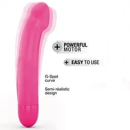Вібратор Dorcel Real Vibration M Magenta 2.0 діам 3.7 см перезаряджається для точки G - мініатюра 2