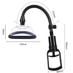 Вакуумна помпа для вульви Men Powerup Pussy Pump Premium Fun розмір L (13 см) - мініатюра 3
