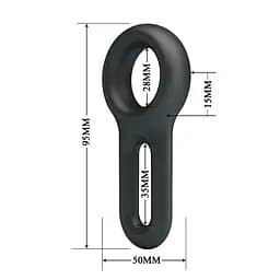 Ерекційне кільце Crazy Bull Penis Ring Oniel PRETTY LOVE BI-210363 103645 - мініатюра 3