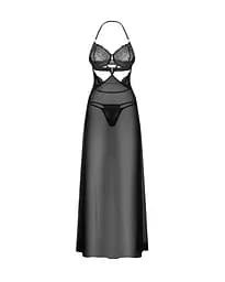 Комплект білизни Obsessive Iliosa 2XL/3XL (чорний) - мініатюра 4