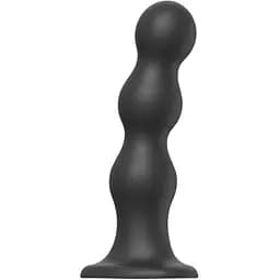 Насадка для страпону Strap-On-Me Dildo Plug Balls Black XL