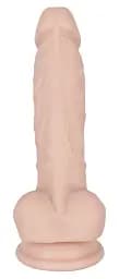 Фалоімітатор You2Toys Silicone Dildo Size M 18 см тілесний - мініатюра 3