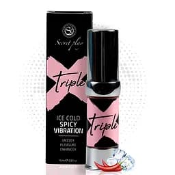 Рідкий вібратор TRIPLE X-3 IN 1 UNISEX PLEASURE ENHANCER GEL Secret play 37-3651 96043