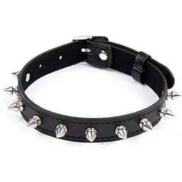 Нашийник брутальний BDSM зі шпильками домінуйте зі стилем K000331
