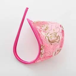 Рожеві чоловічі С-стрінги без лямок комфортні L XL з мереживом