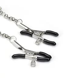 Затискачі для сосків Liebe Seele Glow-in-dark Nipple Clamps синій - мініатюра 4