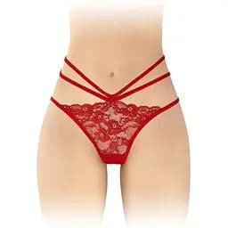 Трусики с открытой попкой Fashion Secret Nadia Red One size