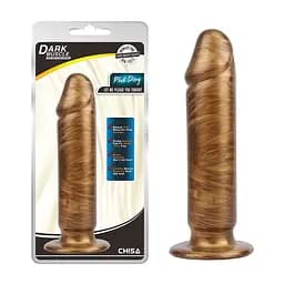 Фалоімітатор Dark Muscle Phut Dong 22 см золотий - мініатюра 2