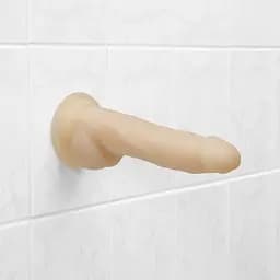 Фалоімітатор Addiction Naked Dual Density Silicone Dong 8" 20 см тілесний - мініатюра 6