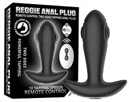 Анальна вібро пробка Dual tapping anal plug Boss Series 56-2030 103416