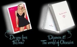 Сатиновий пеньюар із мереживом Obsessive 810-BAB-1 babydoll & thong чорний пеньюар танга S/M - мініатюра 8