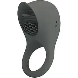 Виброкольцо Pretty Love Master Ring 8 см серый