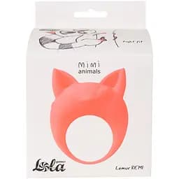 Віброкільце Lola Games MiMi Animals Lemur Remi 7.4 см (помаранчевий) - мініатюра 4