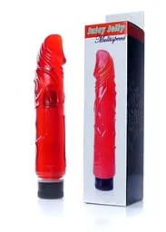 Вібратор Juicy Jelly Multispeed червоний - мініатюра 1