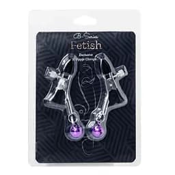 Затискачі для сосків Exclusive Nipple Clamps No.17 сріблясті - мініатюра 4