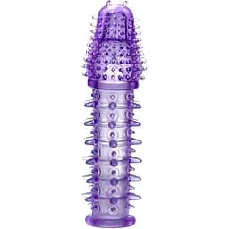 Насадка на пеніс Boss Series Stymulator Penis Sleeve 13.5 см фіолетовий