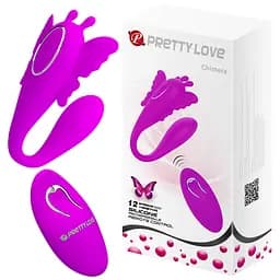 Вібратор Pretty Love Chimera Stimulator Purple - мініатюра 1