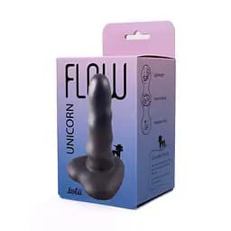 Фалоімітатор Lola Games Flow Unicorn Mini 12.5 см (чорний) - мініатюра 7