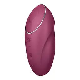 Вібростимулятор-пульсатор Satisfyer Tap & Climax 1 Red, ефект постукування пальцем Satisfyer SX0566 99301 - мініатюра 6