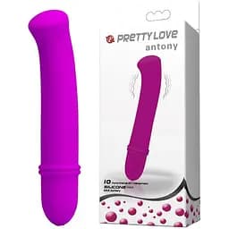 Вибратор для точки G Pretty Love Antony 12 см фиолетовый