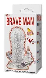 Насадка з вібрацією Penis sleeve Bullet vibrator 1 Crystal Baile BI-026205 87417 - мініатюра 4