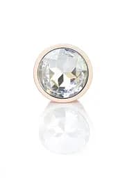 Анальна пробка - Jewellery Pearl Gold Plug Clear S - мініатюра 2