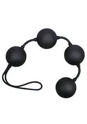 Вагінальні кульки Velvet Black Balls, 23 см, чорний - мініатюра 2