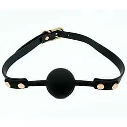 Кляп для рота силіконовий чорний K0850-1