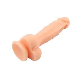Фалоімітатор - Naked Legend Gold Digger 8" Flesh - мініатюра 5