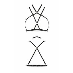 Портупея-стрепи KELIS BRA black - Passion Exclusive L/XL - мініатюра 5