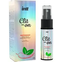 Збуджуючий спрей для клітора Intt Clit Me On Peppermint Cooling Effect 12 мл, охолоджуючий ефект Intt SO8392 98025