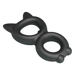 Ерекційне кільце Crazy Bull Super Soft Silicone Toran, чорне PRETTY LOVE BI-210365 103644 - мініатюра 4