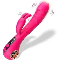 Вібратор Кролик вагінальний силіконовий Satisfyer 22.3 см з 9 режимами Рожевий - мініатюра 2