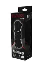 Мотузка для бондажу Dreamtoys Blaze Deluxe Bondage Rope 5 м чорний - мініатюра 5