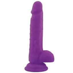 Фалоімітатор Real Safe Rod Slim, 19 см (фіолетовий)