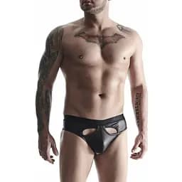 Чоловічі труси Regnes Fetish Planet BRI025 wetlook M (чорний)