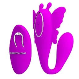 Вібратор Pretty Love Chimera Stimulator Purple - мініатюра 2