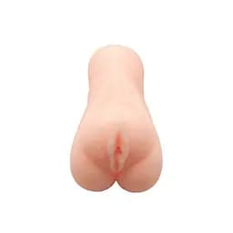 Мастурбатор-вагіна Wooomy Squeeezy Masturbator Vagina, м'які відкриті губи, 13.2х5.4 см - мініатюра 2