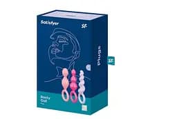 Набір анальних іграшок Satisfyer Plugs colored (set of 3) - Booty Call Satisfyer SO2324 20901 - мініатюра 3