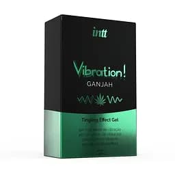 Рідкий вібратор Intt Vibration Ganjah 15 мл ефект вібрації до 30 хвилин - мініатюра 4